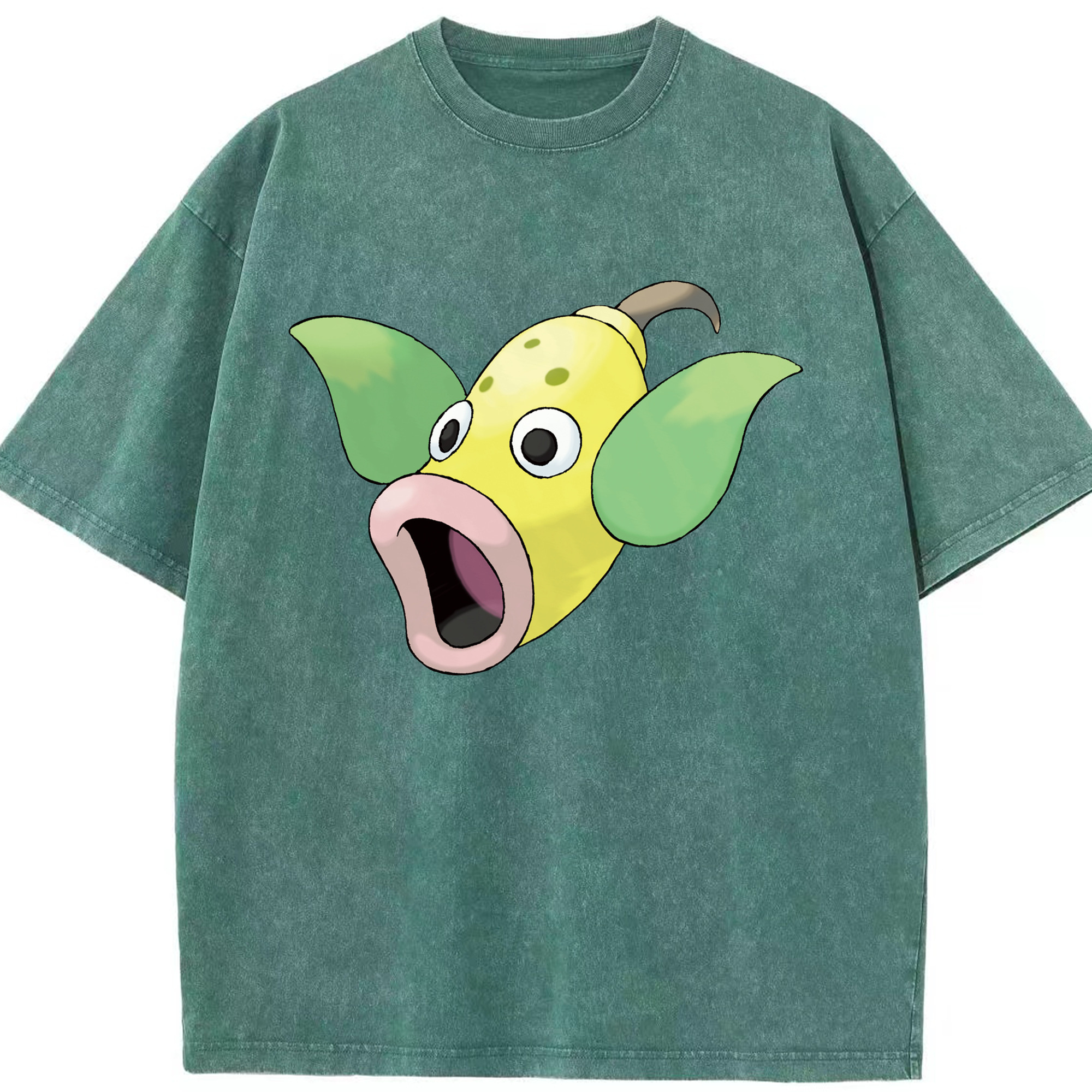（画像用） ポケットモンスター Pokémon 綿100% ヴィンテージ風 半袖Tシャツ（フロントプリント）